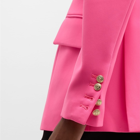 Retrofete Kristen Single-Breasted Woven Cutaway Blazer - Picture 2 of 11